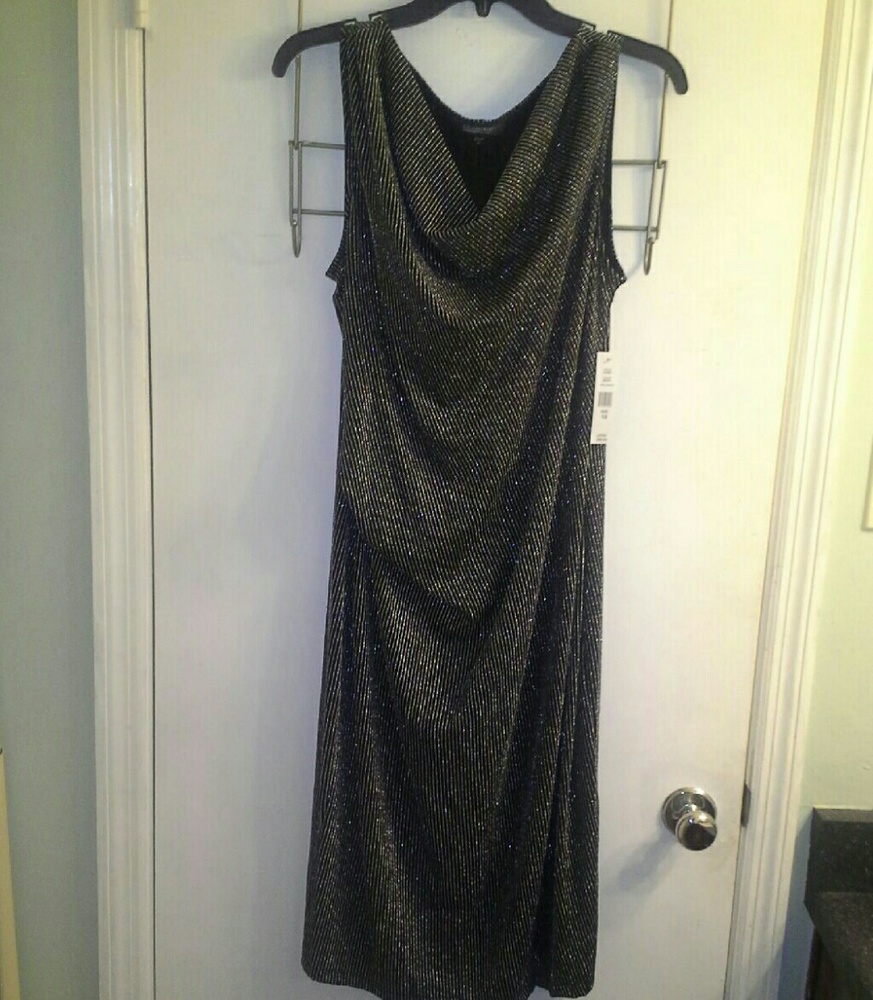 GORGEOUS SIDE RUCHED SPARKLE DRESS